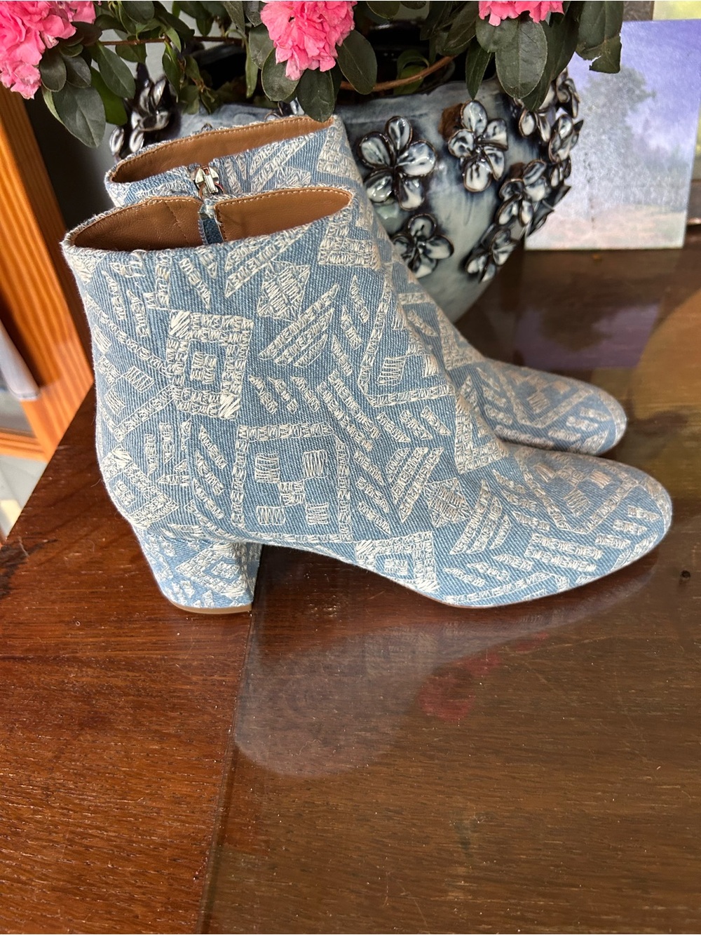 Aquazzura  Denim Boots NIB EU 39.5